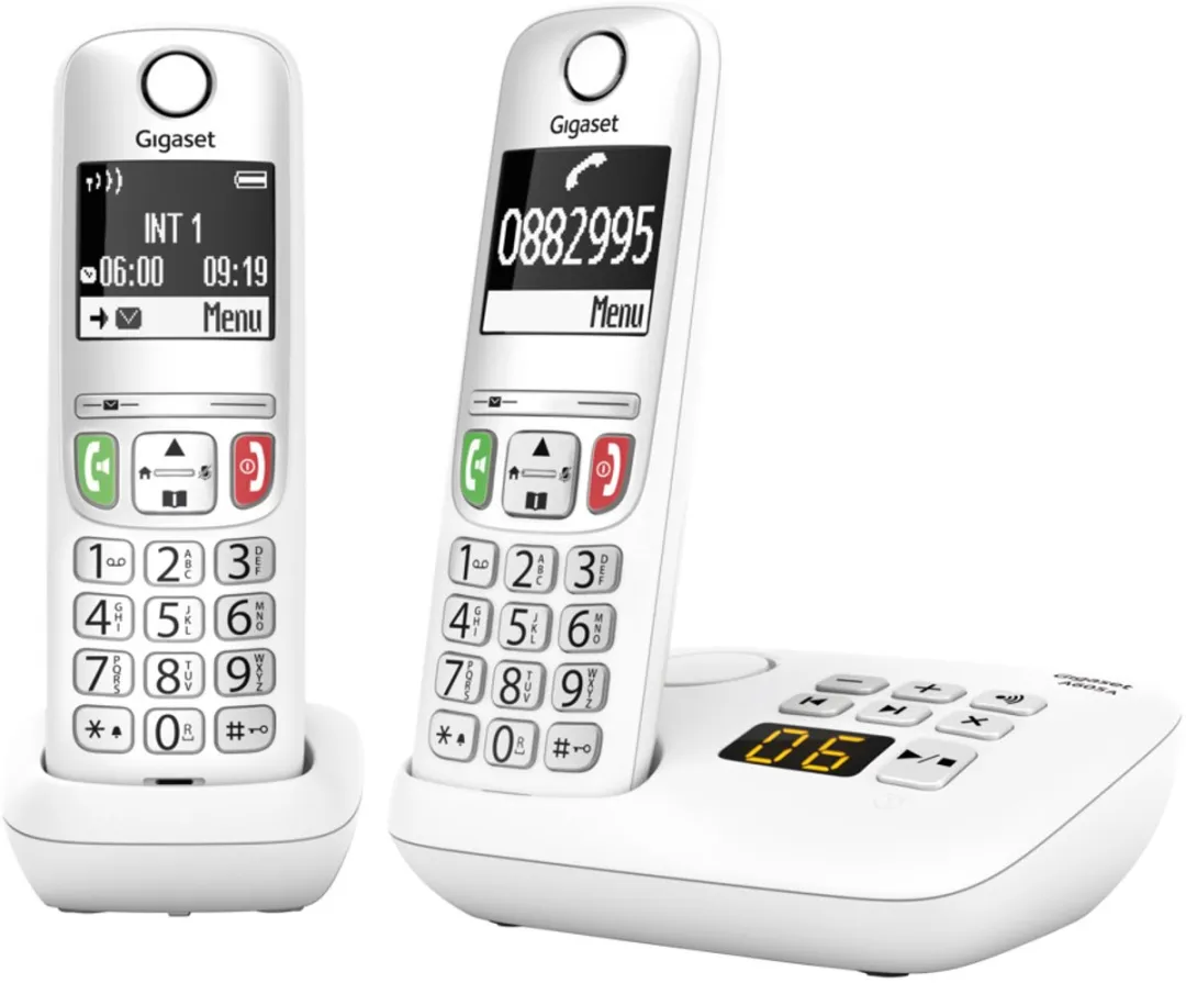 Gigaset A605A Duo Telefoon met Antwoordapparaat - 2 Handsets - Wit - afbeelding 6 van 6