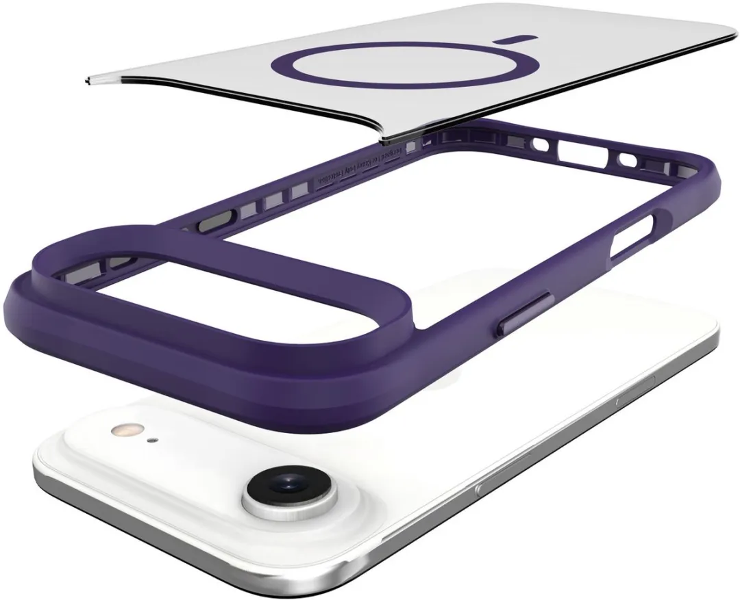 Buddi Hybrid Hoesje Apple iPhone Air - MagSafe Paars