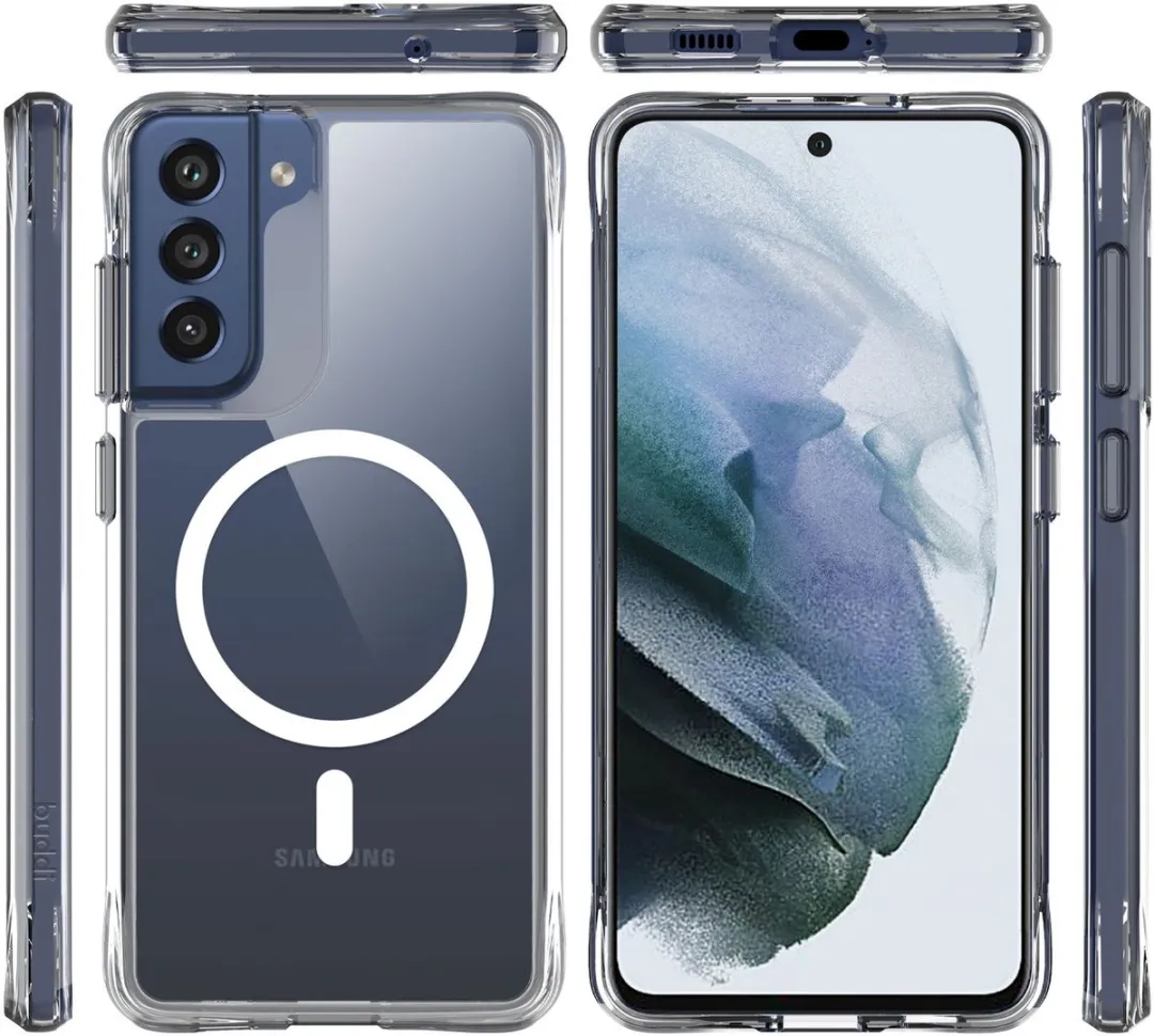 Buddi Core Hoesje Samsung Galaxy S21 FE - MagSafe - Transparant