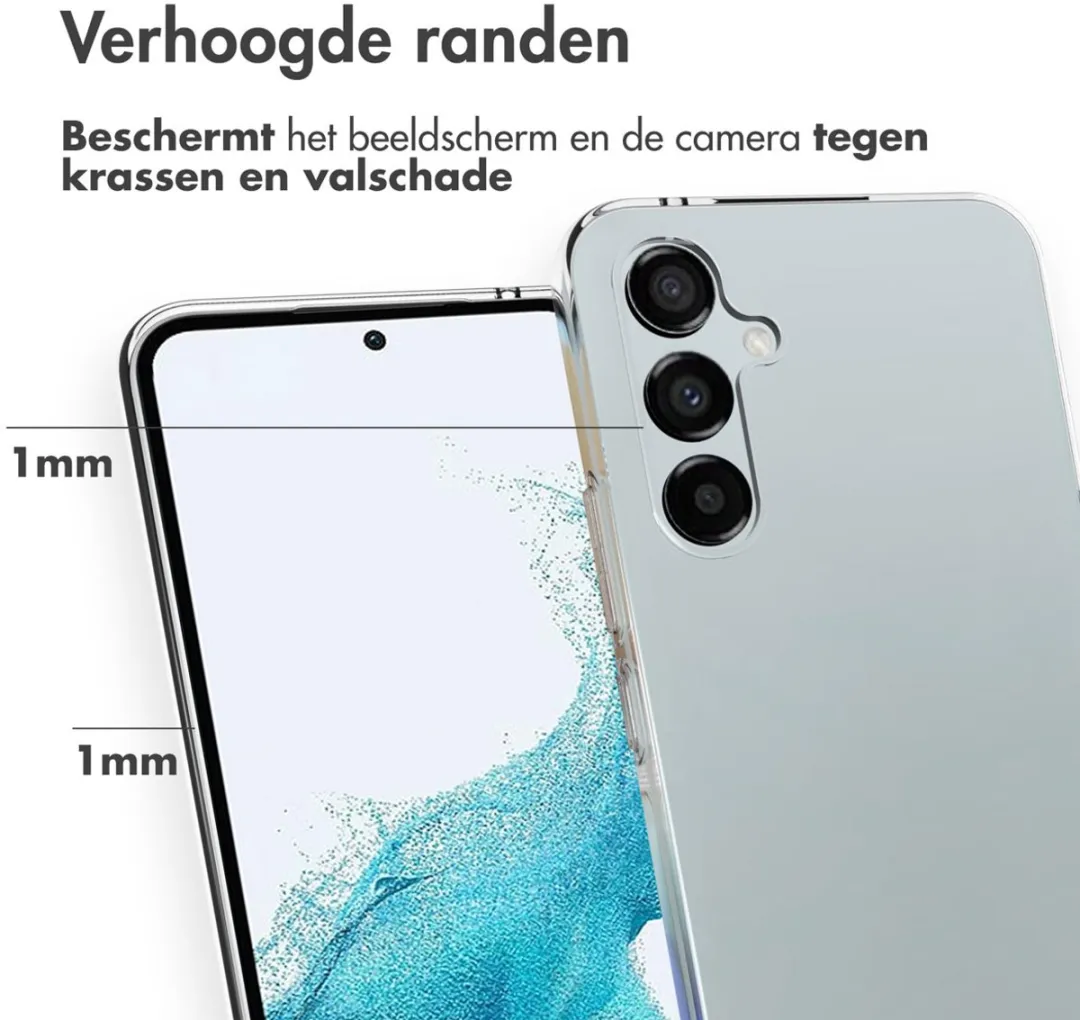 Accezz Hoesje Samsung Galaxy A54 - Transparant