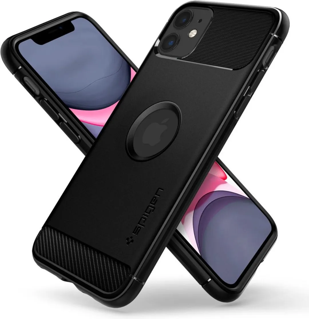 Spigen Armor Case iPhone 11 - Zwart - 076CS27183
