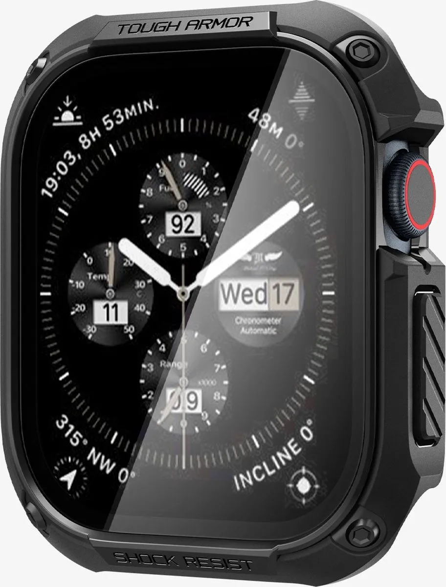 Spigen Tough Armor Hoes Apple Watch 10 46mm - Transparant