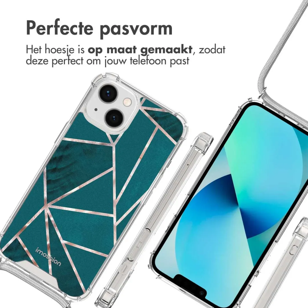 Imoshion Hoesje iPhone 13 Petrol Green Graphic