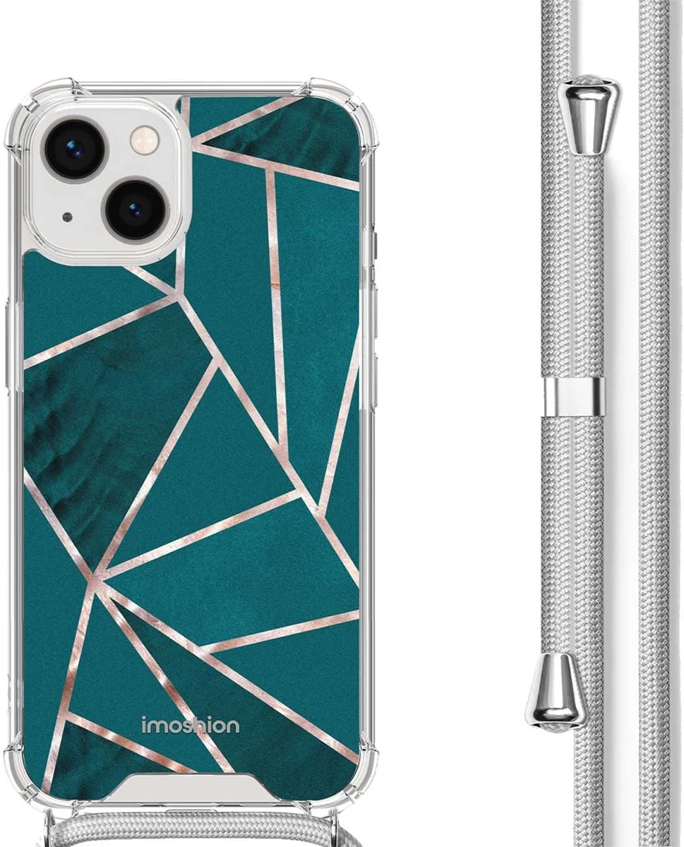 Imoshion Hoesje iPhone 13 Petrol Green Graphic