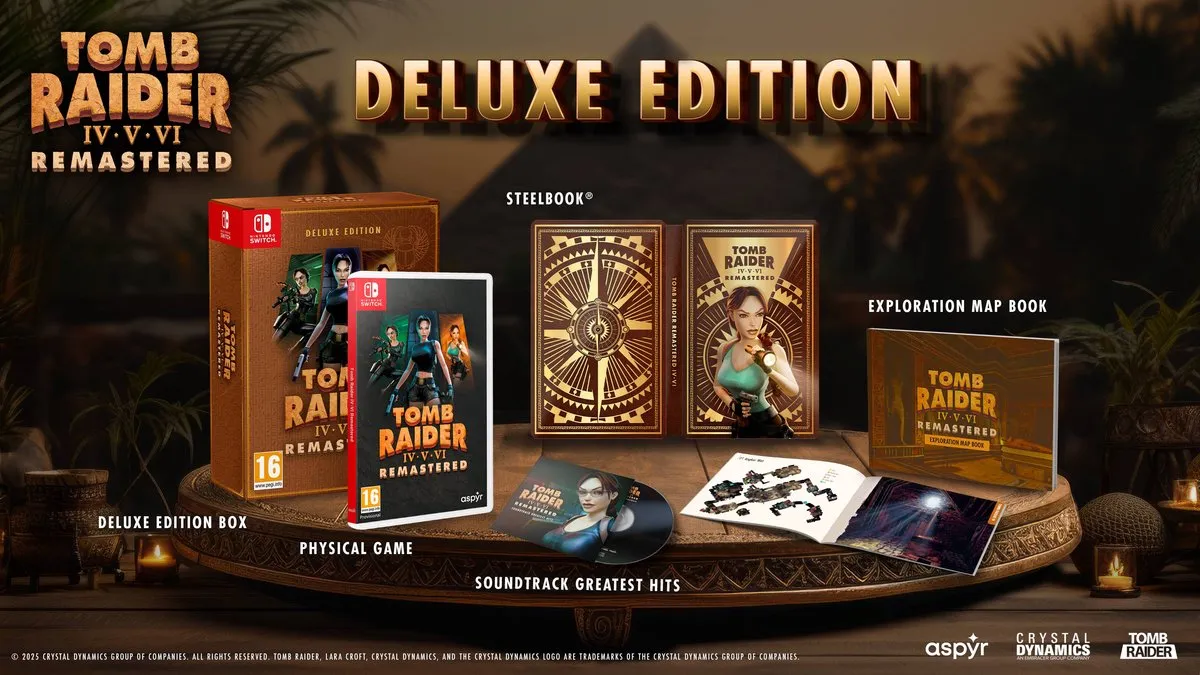 Mindscape Tomb Raider IV-VI Remastered Deluxe Edition - Nintendo Switch