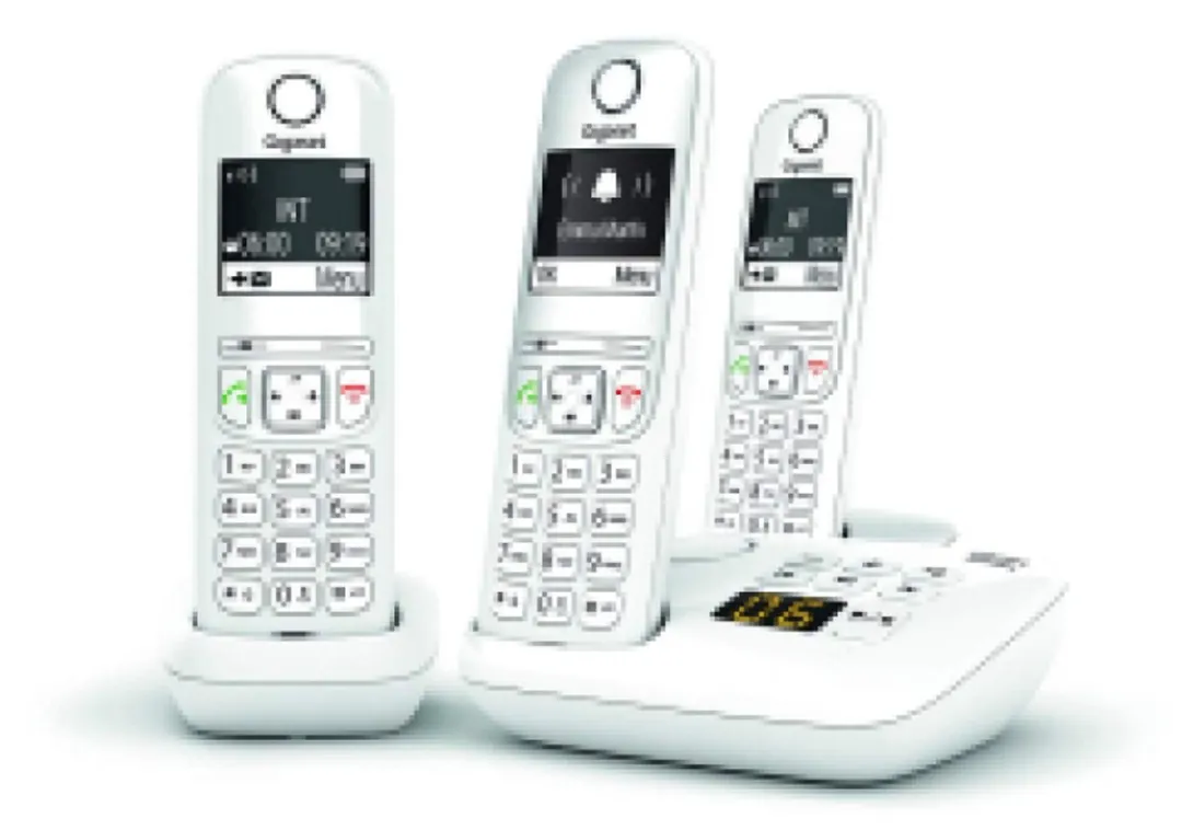 Gigaset AS690A Trio Telefoon - 3 Handsets - Zwart