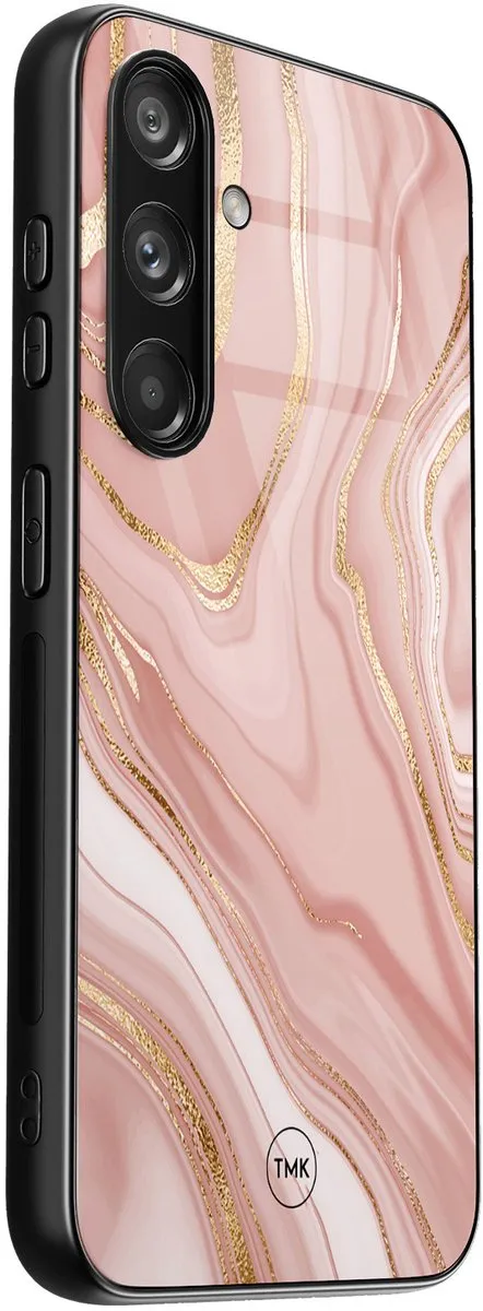 Casevibes Hoesje Samsung Galaxy S24 Rose Marble - Roze - afbeelding 2 van 3