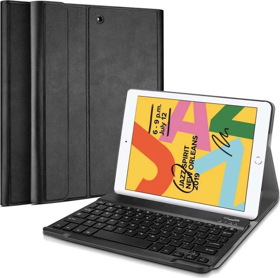 Just in Case Cazy iPad 9/8/7 10.2 Hoes met Toetsenbord
