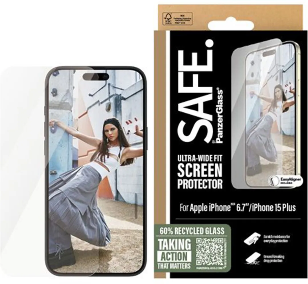 PanzerGlass SAFE95877 Screenprotector iPhone 16 Plus - Case Friendly