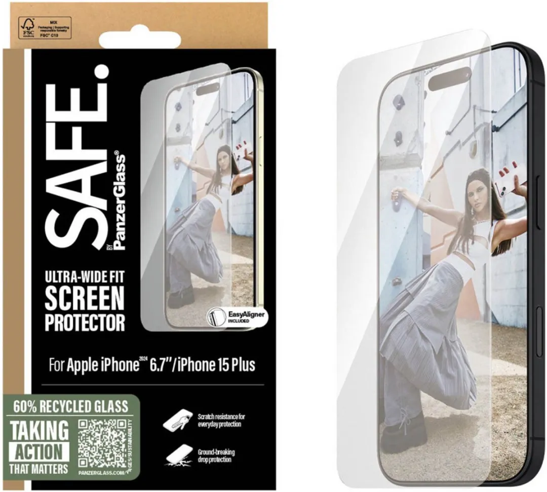 PanzerGlass SAFE95877 Screenprotector iPhone 16 Plus - Case Friendly