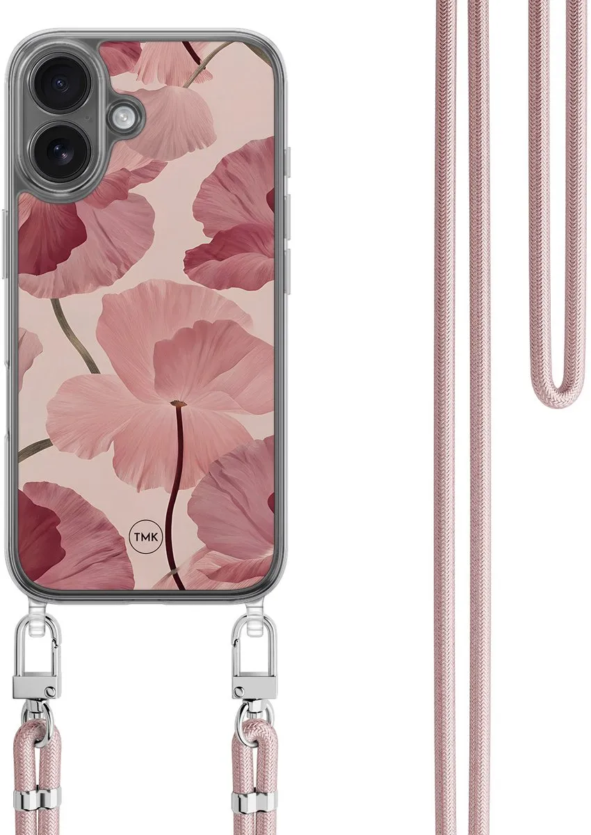 Casevibes Telefoonhoesje iPhone 16 Vintage Blossom Roze