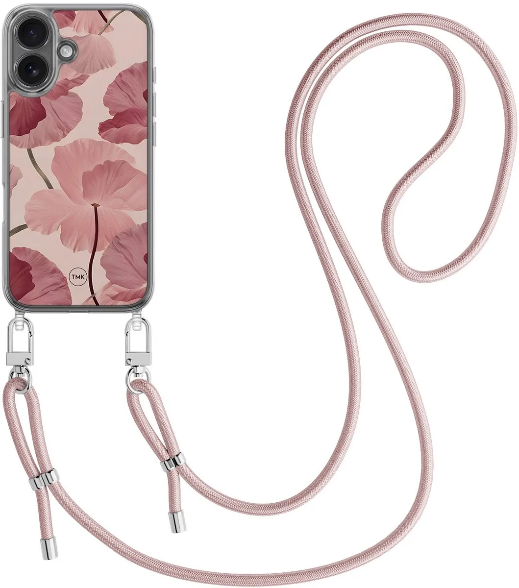 Casevibes Telefoonhoesje iPhone 16 Vintage Blossom Roze