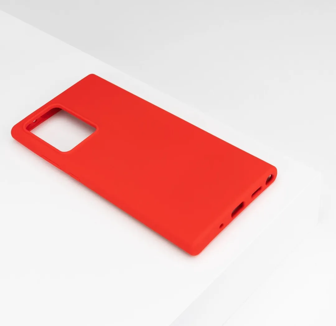 BMAX Siliconen Hoesje Samsung Galaxy Note20 Ultra - Rood - BMAX54789 - afbeelding 6 van 6
