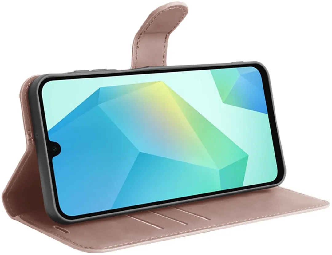 Just in Case Cazy Hoesje Samsung Galaxy A16 - Roze - 4 Pasjes