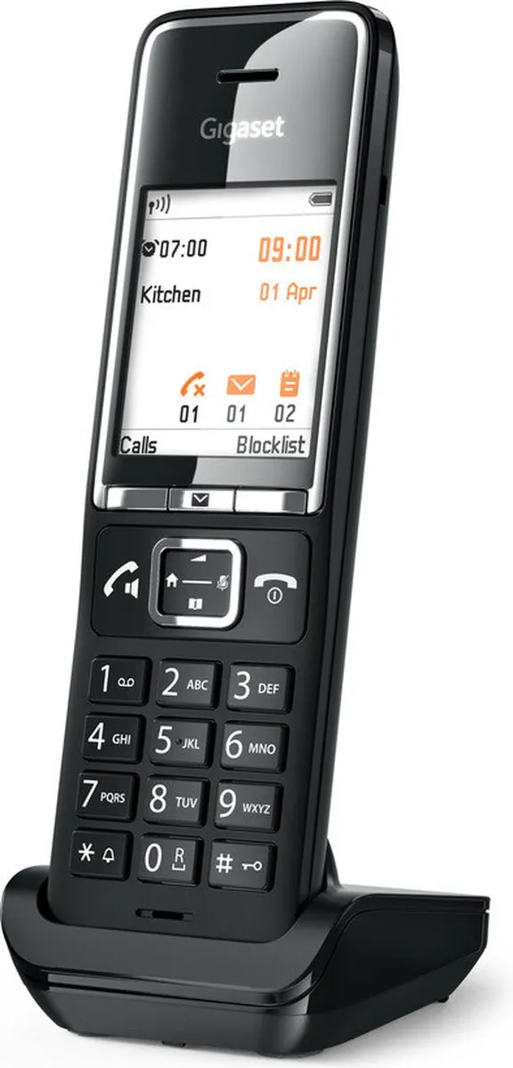 Gigaset Comfort 550HX Telefoon - Losse handset - Zwart - afbeelding 6 van 6