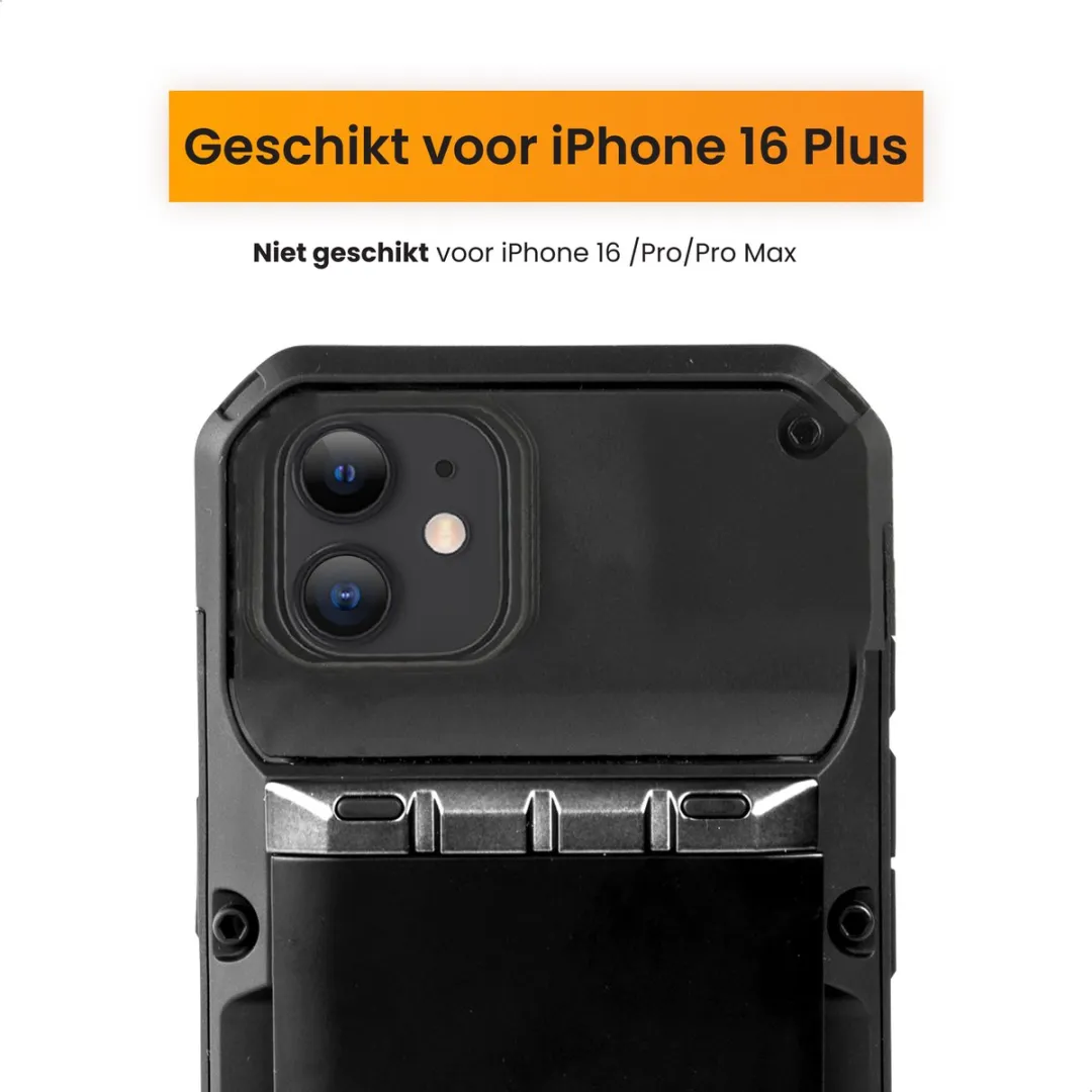 R2B iPhone 16 Plus Hoesje Zeist - 4 Pasjes - Zwart