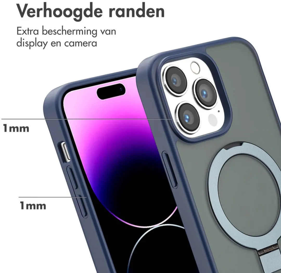 Accezz iPhone 14 Pro Max Hoesje - Blauw - MagSafe