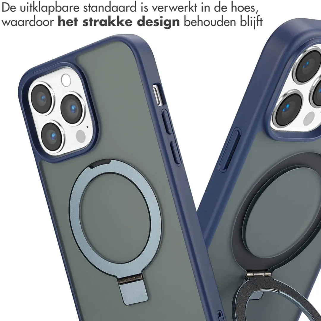 Accezz iPhone 14 Pro Max Hoesje - Blauw - MagSafe