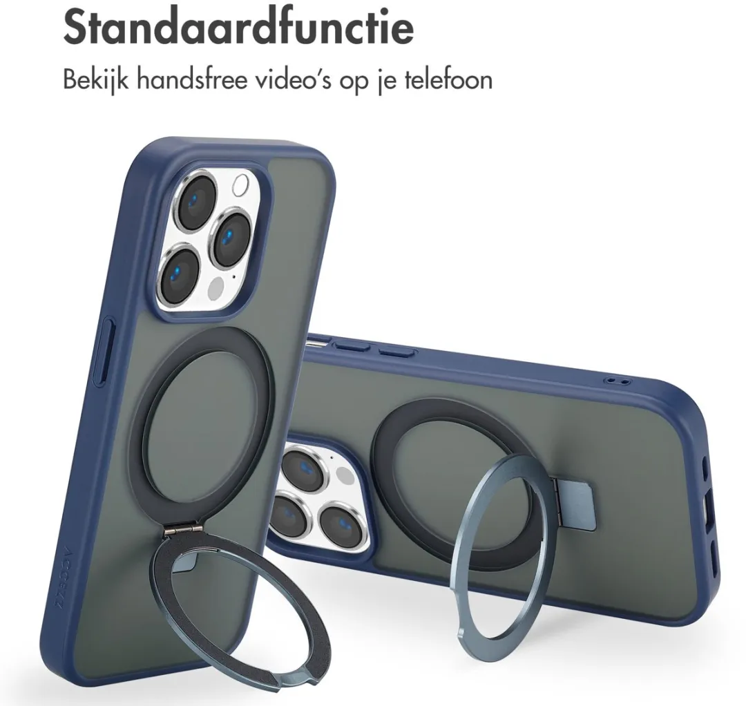 Accezz iPhone 14 Pro Max Hoesje - Blauw - MagSafe