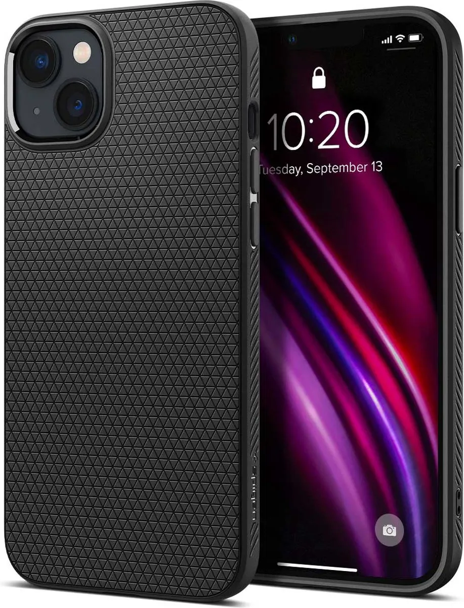 Spigen Liquid Air Case ACS04891 - iPhone 14 Plus - Zwart