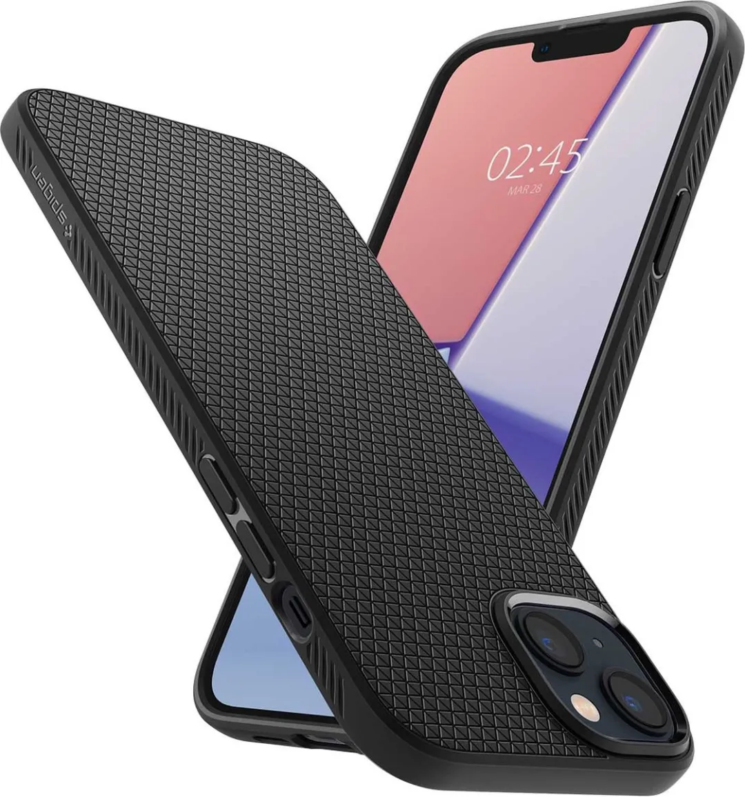 Spigen Liquid Air Case ACS04891 - iPhone 14 Plus - Zwart