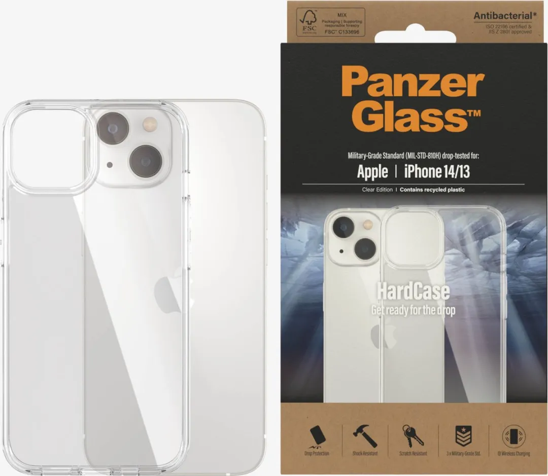 PanzerGlass iPhone 14/13 HardCase Transparant - MPN 0401