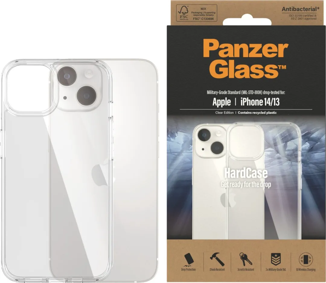 PanzerGlass iPhone 14/13 HardCase Transparant - MPN 0401