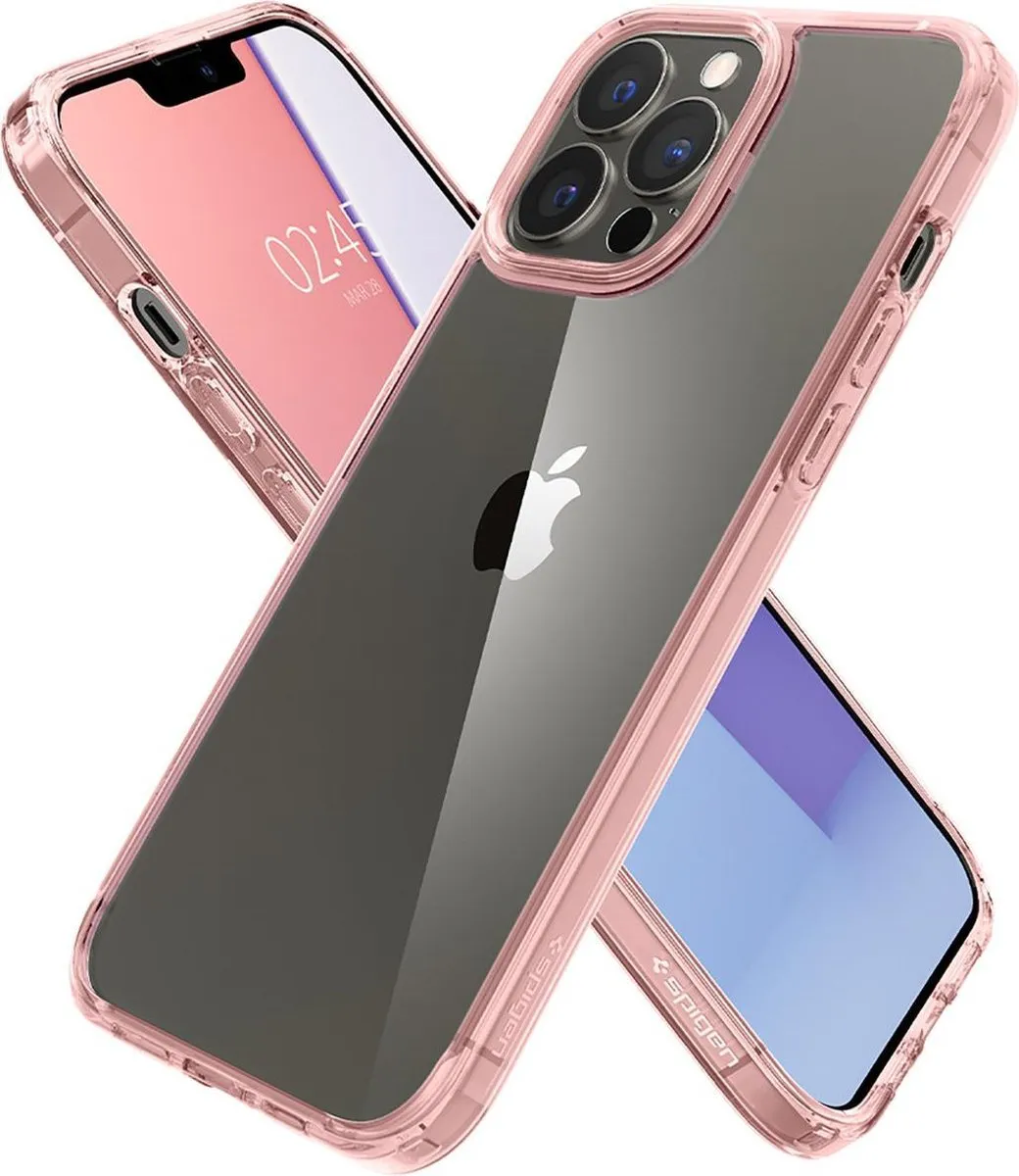 Spigen Ultra Hybrid ACS03264 Hoesje - iPhone 13 Pro - Roze - afbeelding 6 van 6