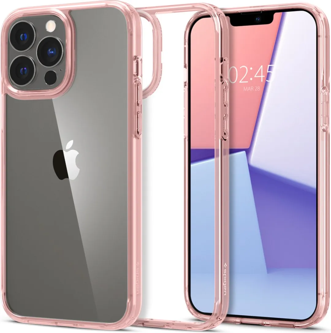 Spigen Ultra Hybrid ACS03264 Hoesje - iPhone 13 Pro - Roze