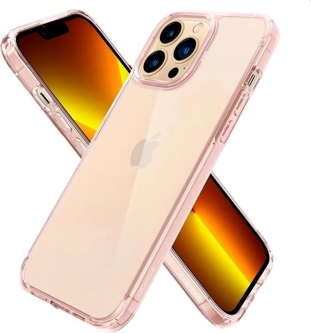 Spigen Ultra Hybrid ACS03264 Hoesje - iPhone 13 Pro - Roze