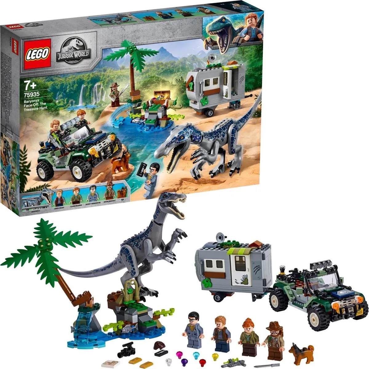 LEGO Jurassic World Confrontatie met Baryonyx 75935 - 434 Stukken