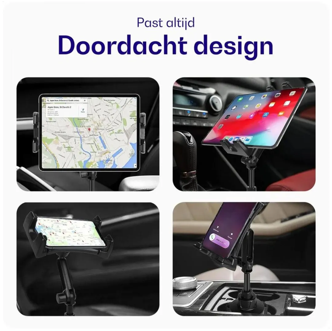 Buddi Universele Autohouder Telefoon/Tablet - 360° Draaibaar