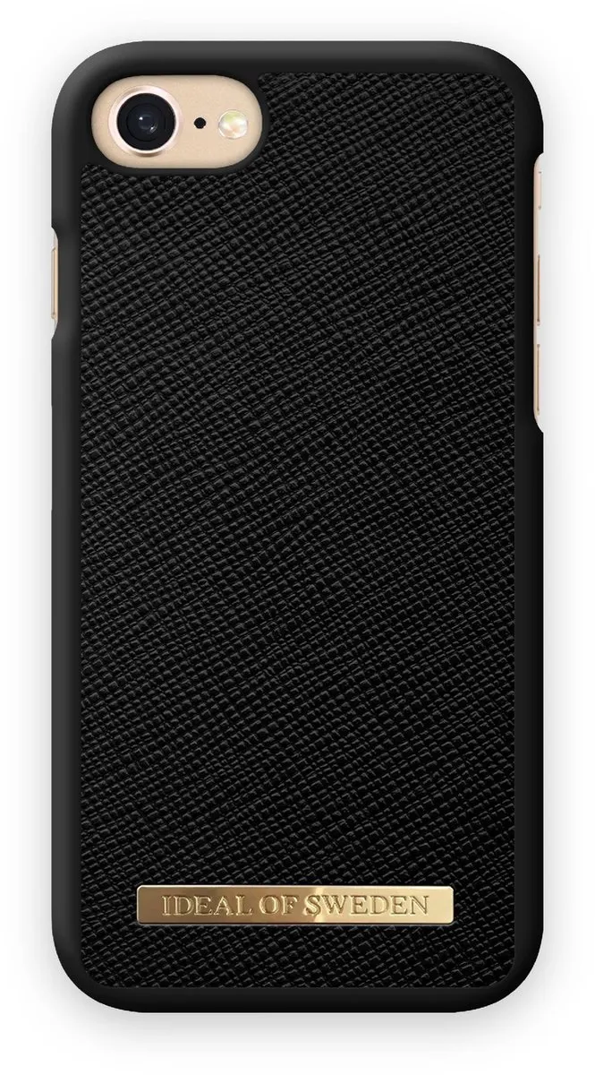 iDeal of Sweden Fashion Case iPhone 8/7/6/6S - Noir Croco - afbeelding 2 van 4