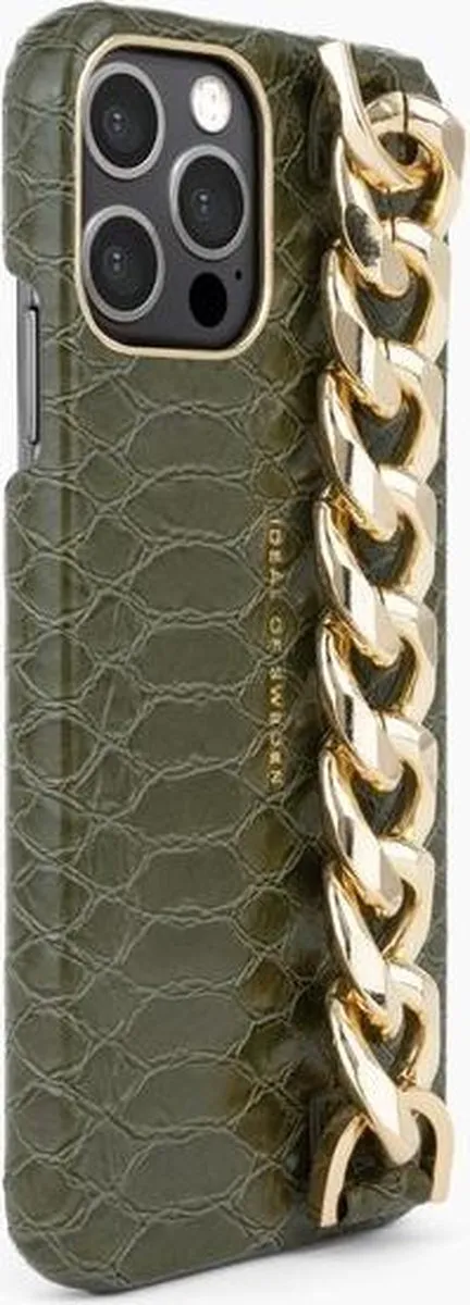 iDeal of Sweden iPhone 12/12 Pro Statement Case Chain Handle - Groen - IDSCAW20-2061-226