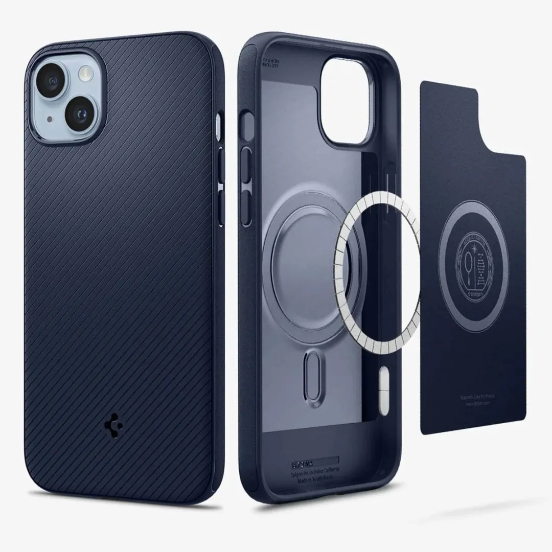 Spigen Mag Armor ACS04919 Hoesje - iPhone 14 Plus - Blauw - afbeelding 6 van 6
