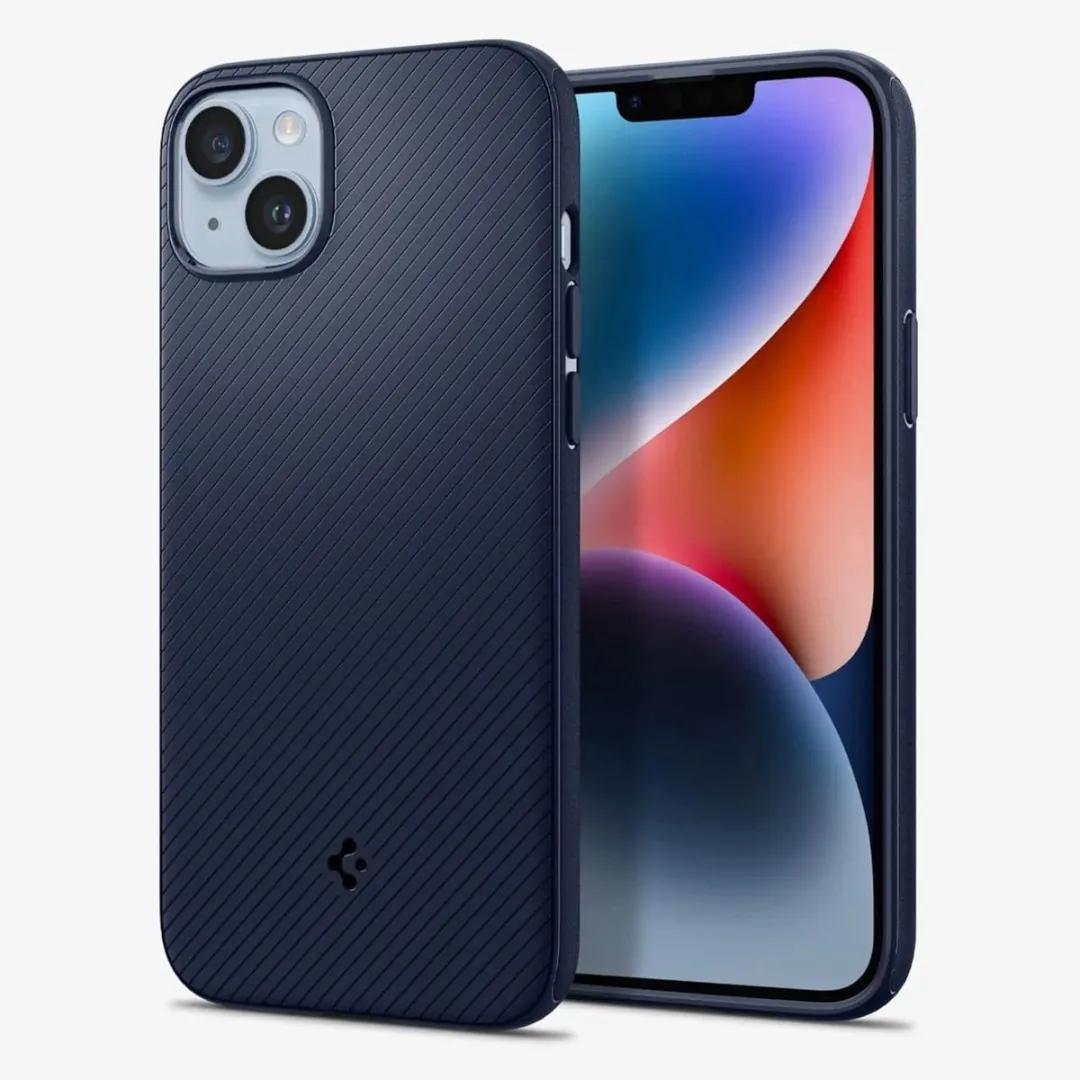 Spigen Mag Armor ACS04919 Hoesje - iPhone 14 Plus - Blauw