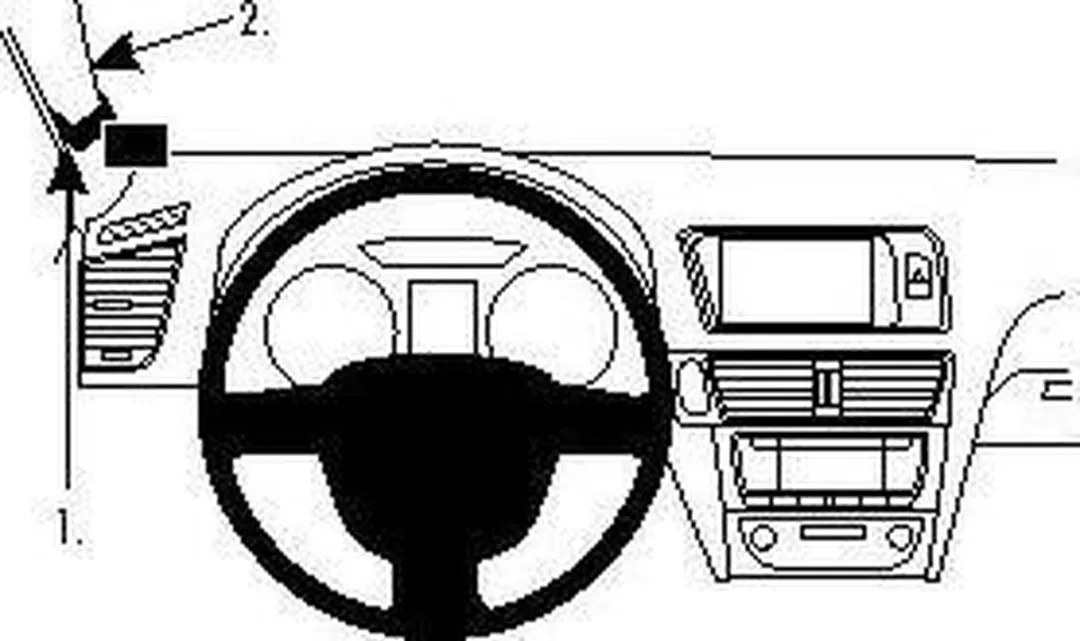 Brodit ProClip 804265 Houder - Audi Q5 2009-2017 - Zwart