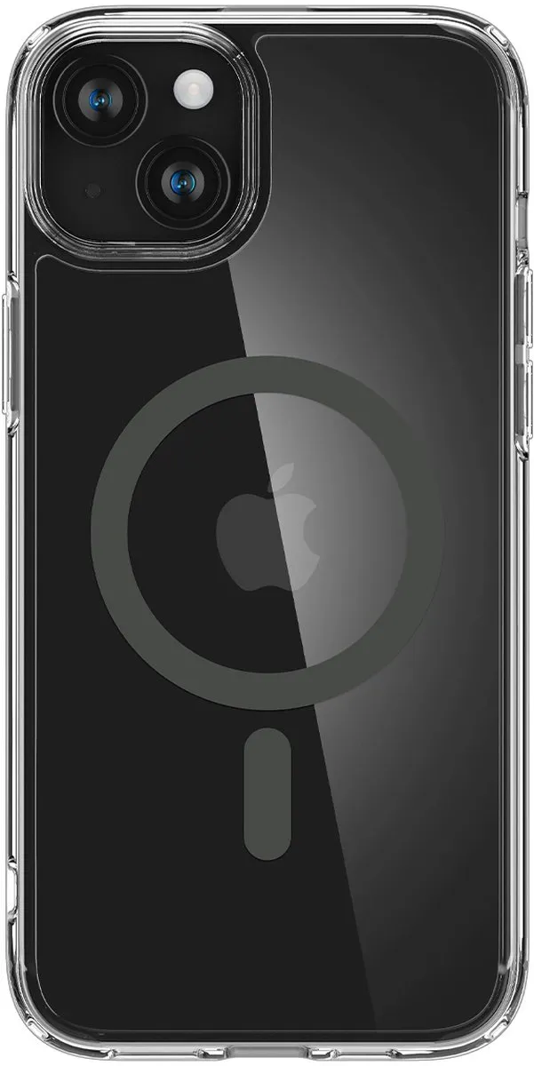 Spigen Ultra Hybrid MagFit ACS06577 iPhone 15 Pro Max Hoes - Grijs