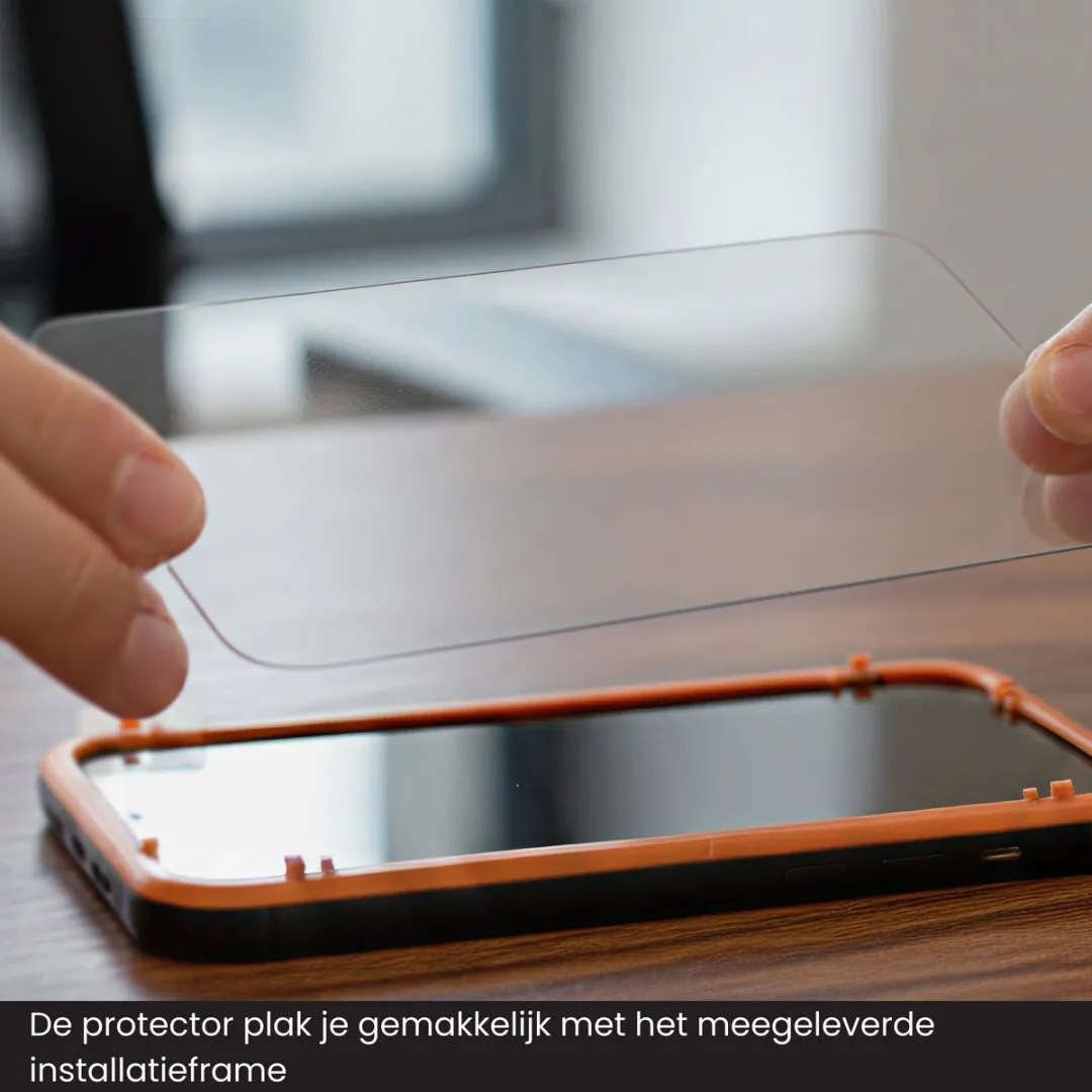 R2B Screenprotector iPhone 13/13 Pro - 2 Stuks - afbeelding 6 van 6