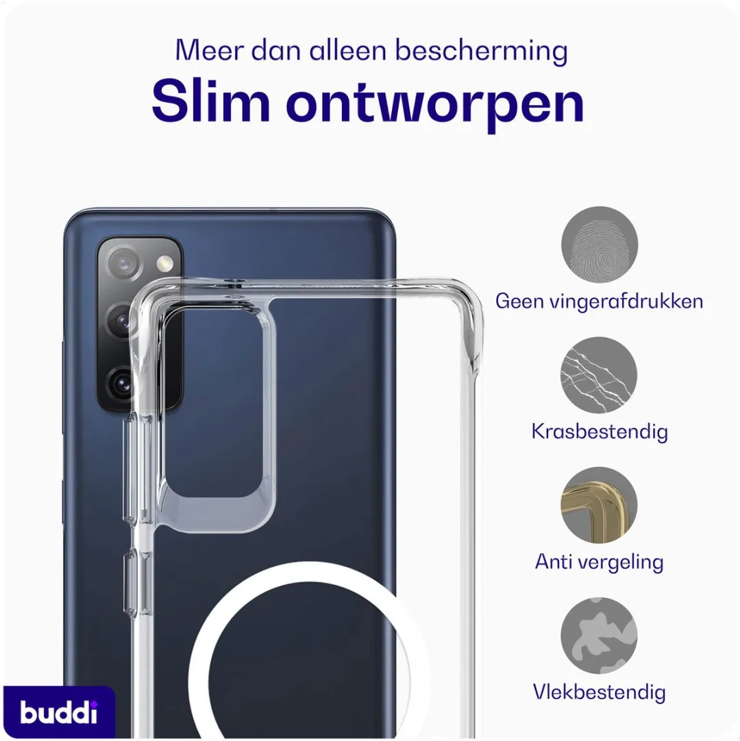 Buddi Core Hoesje Samsung Galaxy S20 FE - MagSafe - Transparant
