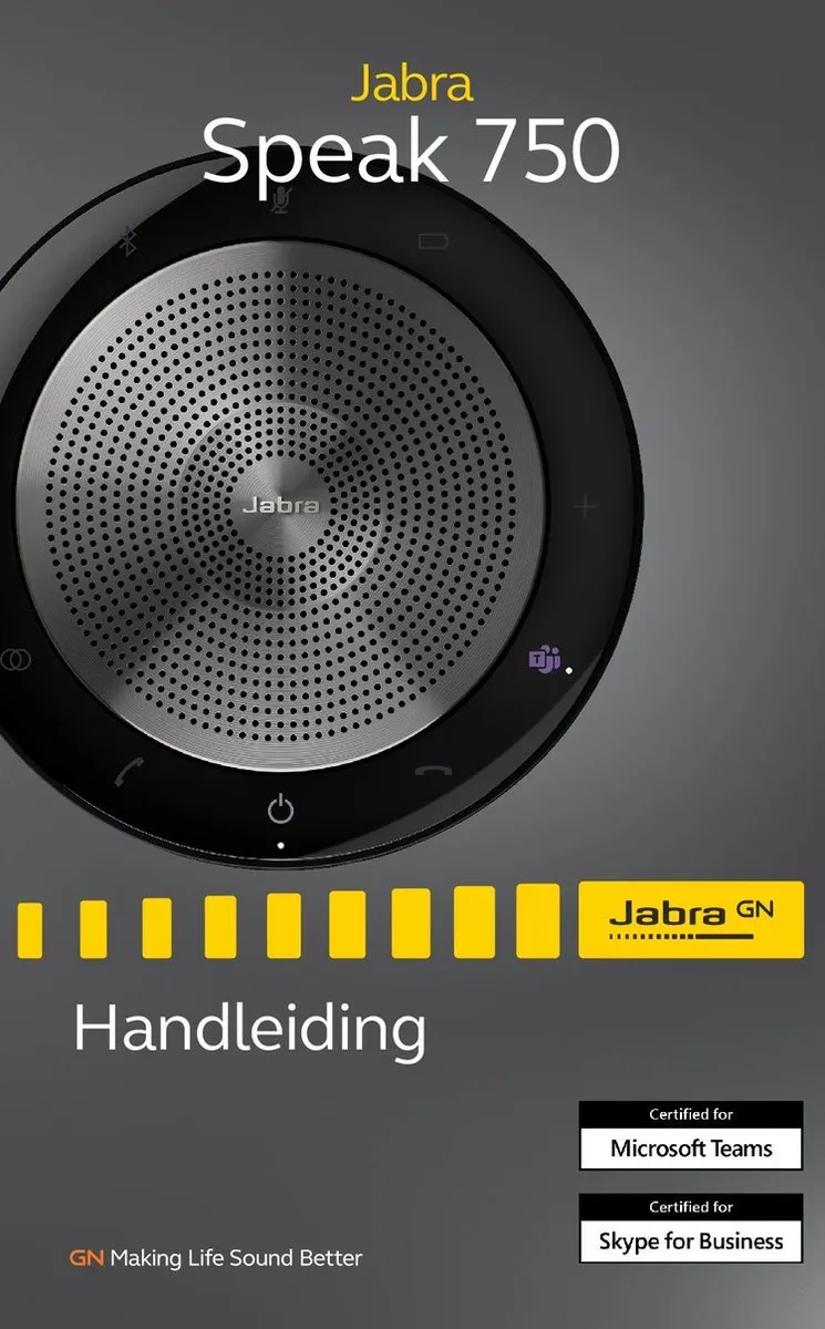 Jabra Speak 750 UC Speakerphone 7700-409 - Zwart