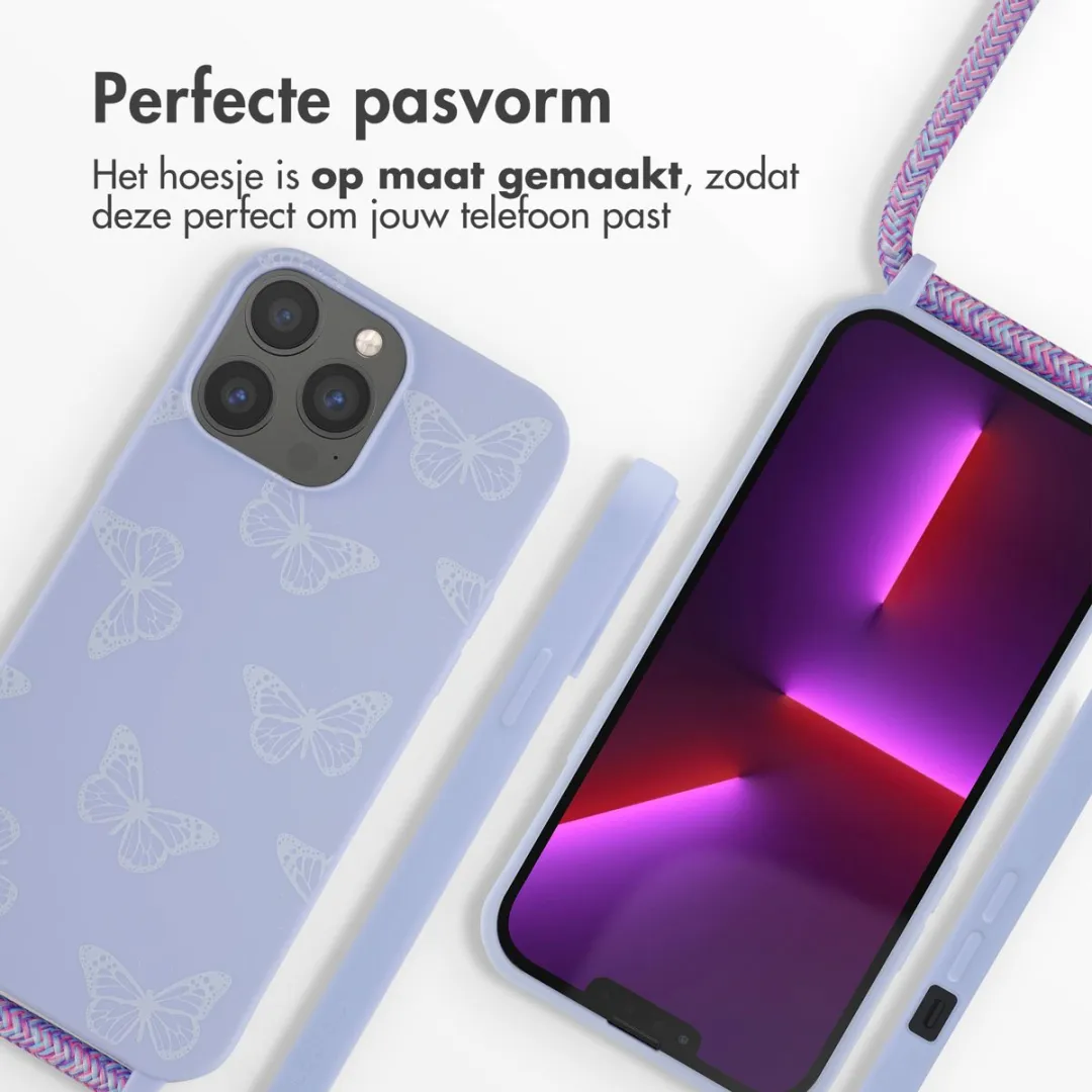 Imoshion Hoesje iPhone 13 Pro Max Siliconen - Butterfly