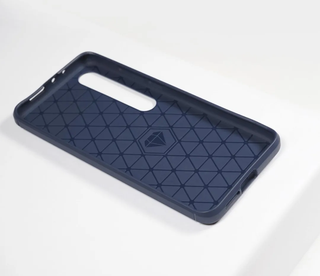 BMAX Carbon Soft Case Xiaomi Mi 10 Pro - Blauw