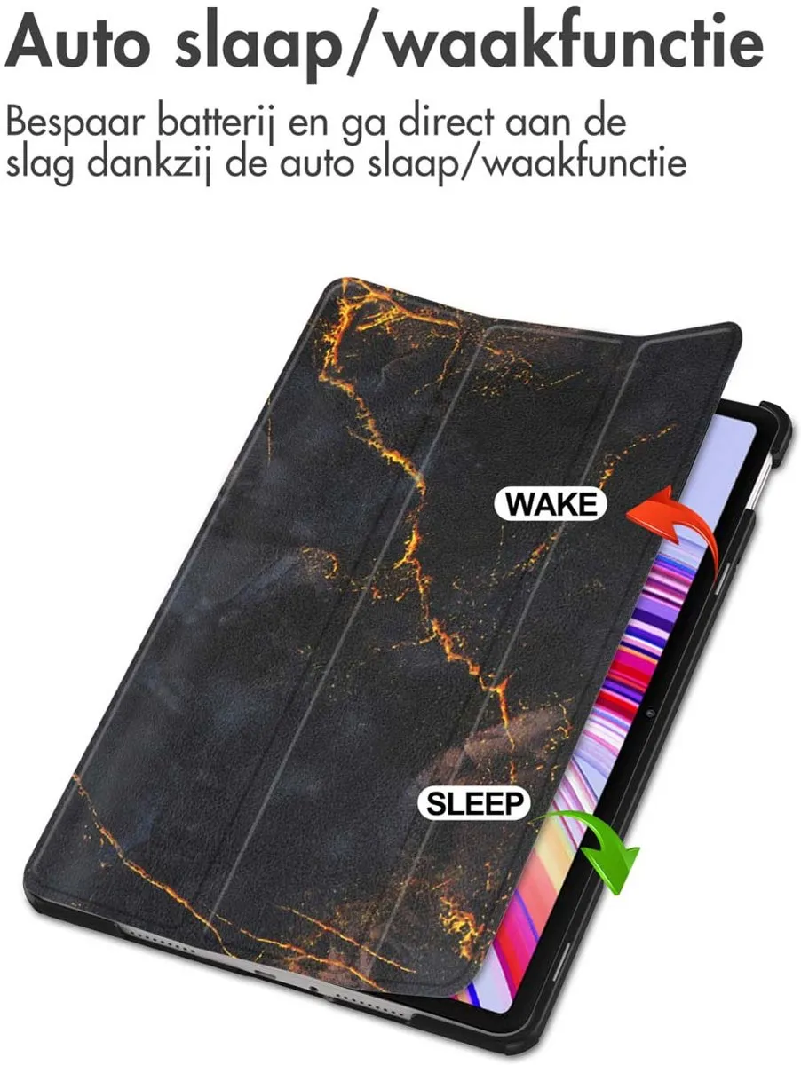 Imoshion Tablethoes Pr051 Trifold - Xiaomi Redmi Pad Pro 12.1" - Black Marble