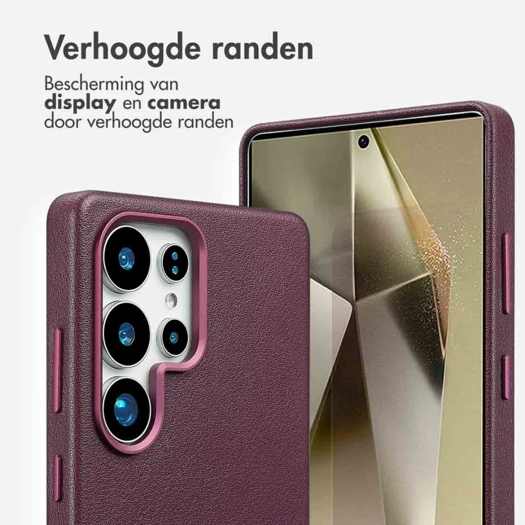 Accezz Hoesje Samsung Galaxy S25 Ultra Heath Purple - MagSafe
