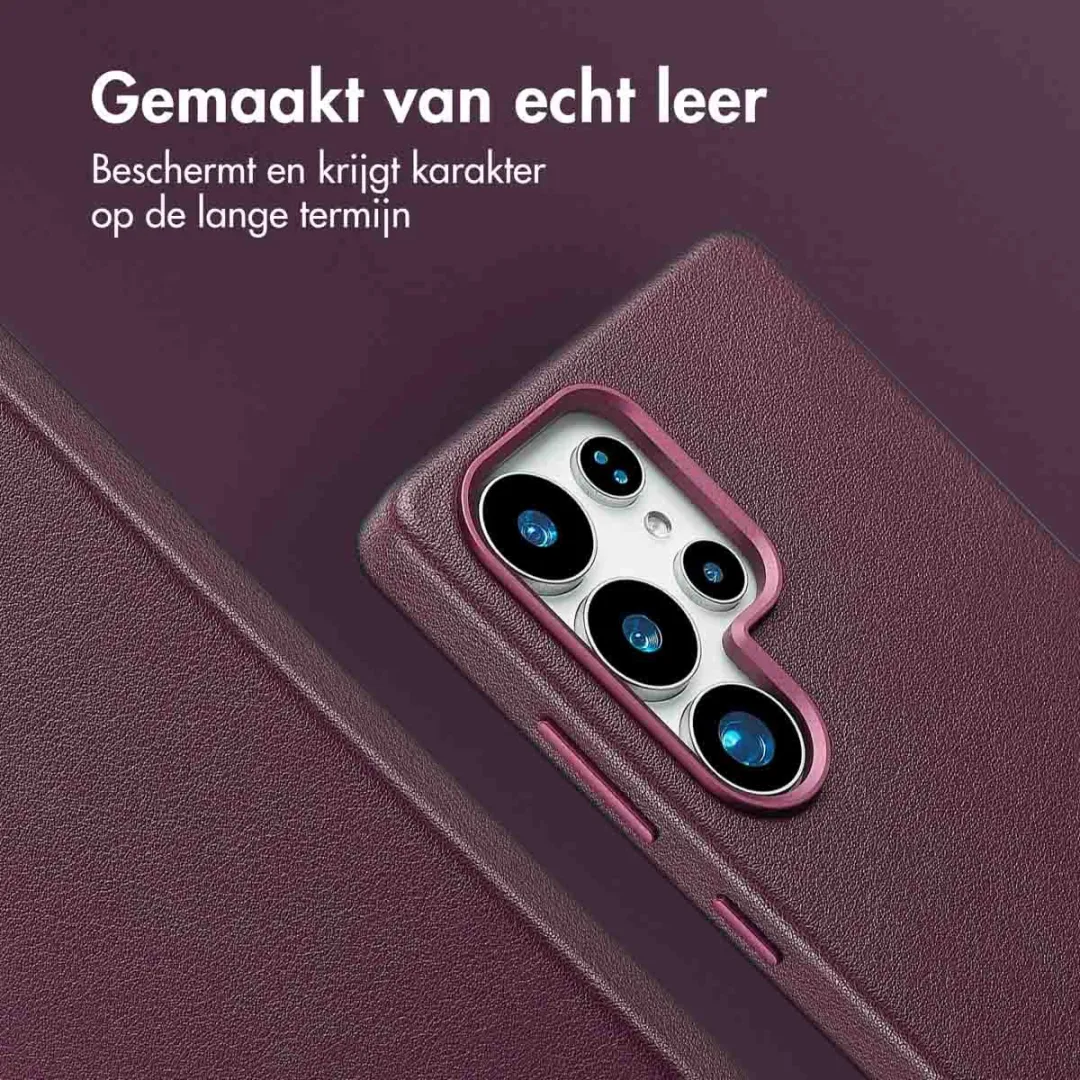 Accezz Hoesje Samsung Galaxy S25 Ultra Heath Purple - MagSafe