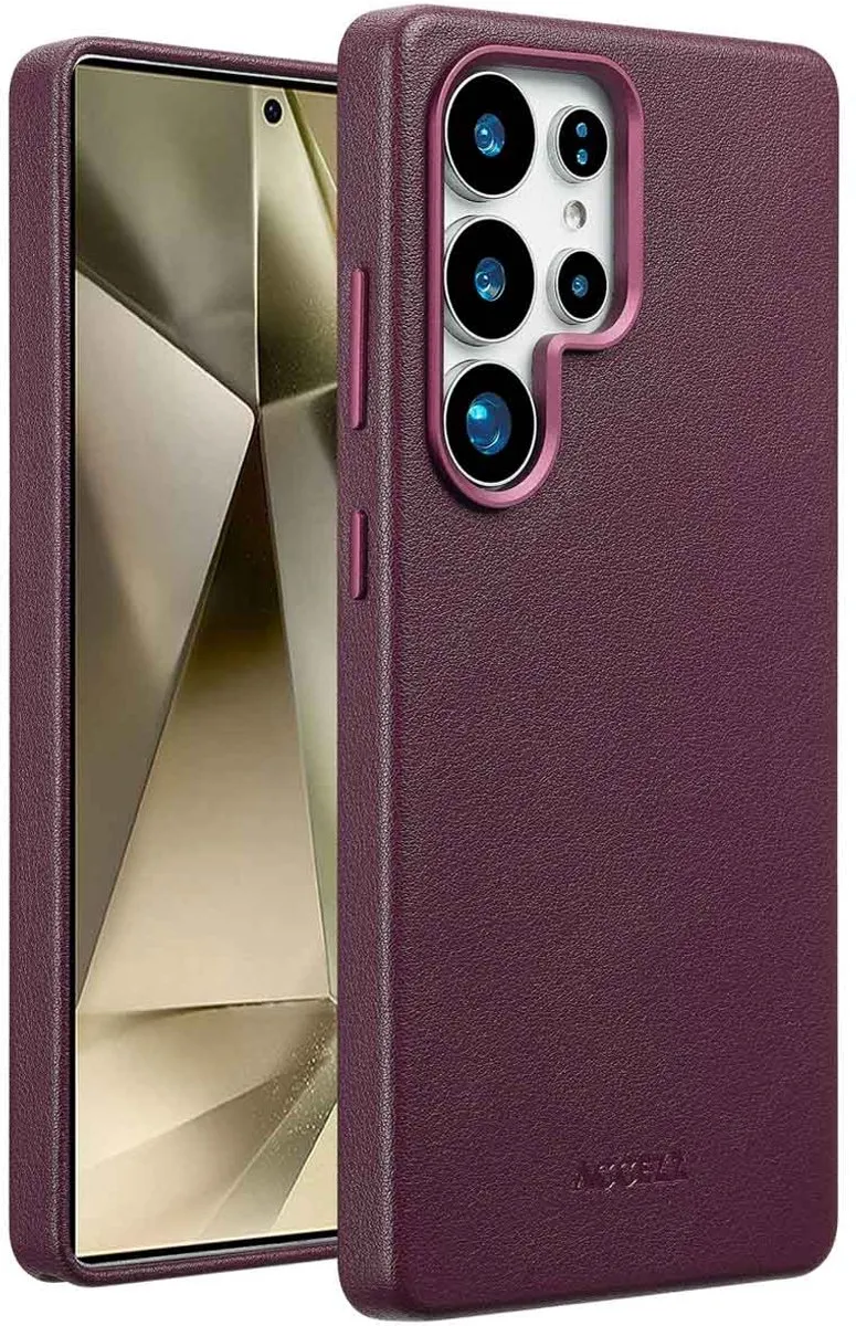 Accezz Hoesje Samsung Galaxy S25 Ultra Heath Purple