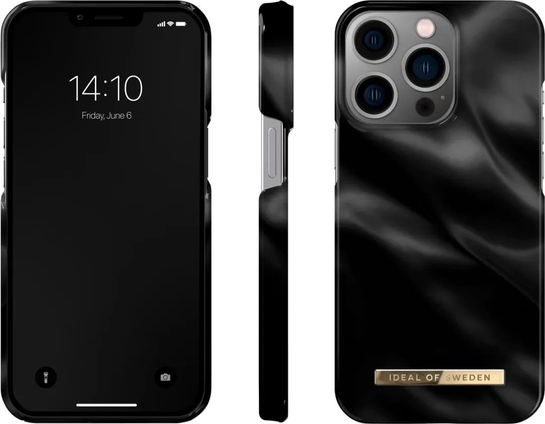 iDeal of Sweden iPhone 13 Pro Hoesje - Black Satin - IDFCSS21-I2161P-312 - afbeelding 4 van 6