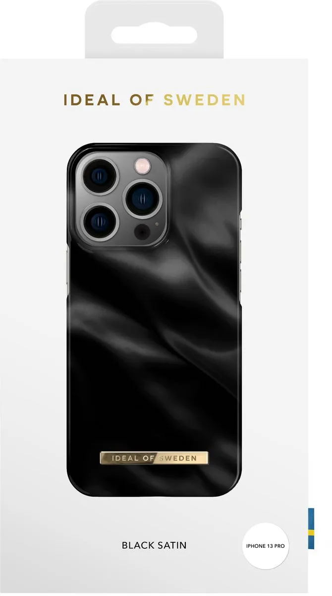 iDeal of Sweden iPhone 13 Pro Hoesje - Black Satin - IDFCSS21-I2161P-312 - afbeelding 2 van 6