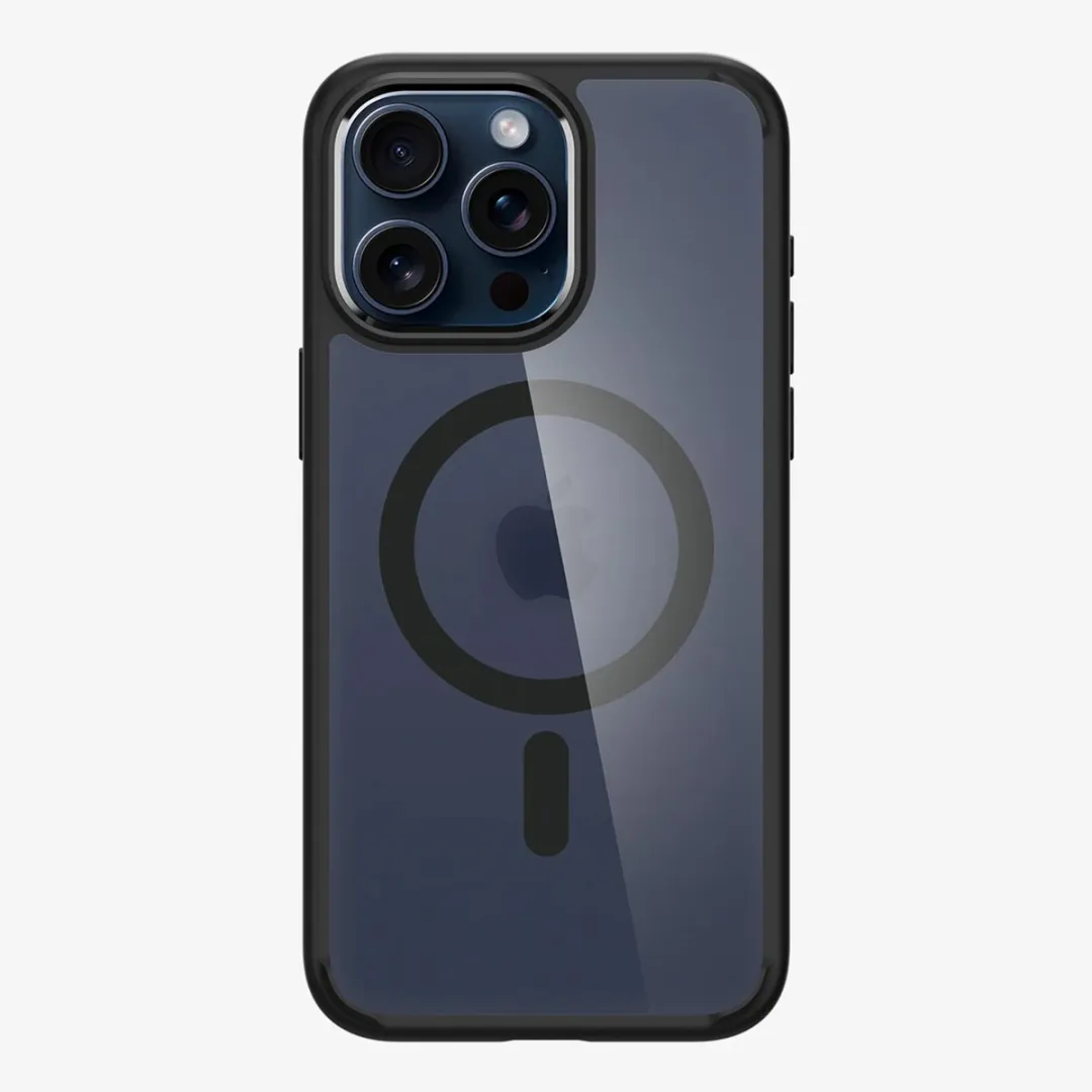Spigen Ultra Hybrid MagFit ACS06581 iPhone 15 Pro Max Hoes - Zwart